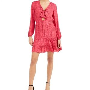 Bar III
Ruffled Bow-Tie Mini Dress, NWT